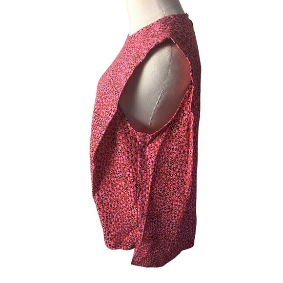 Ted Baker 2 Meika Top US 6 Boxy Sleeveless Strong Shoulder Preppy NEW $130 - Picture 5 of 9